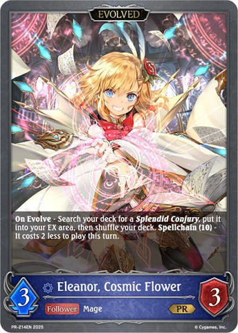 Eleanor, Cosmic Flower (Evolved) (PR-214EN) [Promotional Cards]