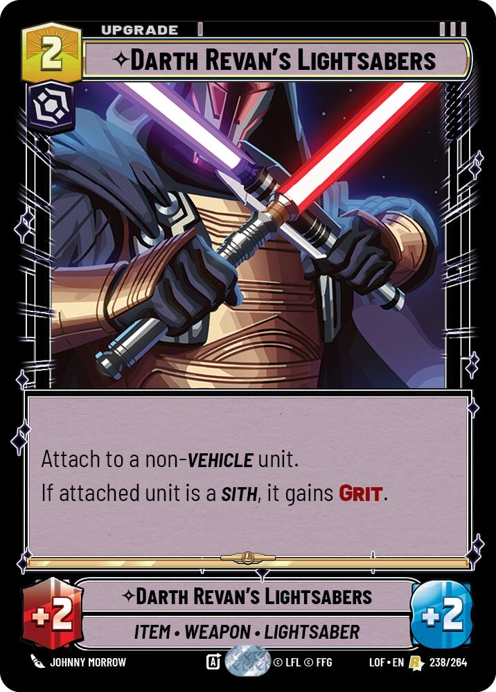 Darth Revan's Lightsabers (238/264) (238/264) [Legends of the Force]
