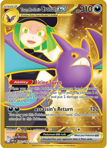Team Rocket's Crobat ex (242/182) [Scarlet & Violet: Destined Rivals]