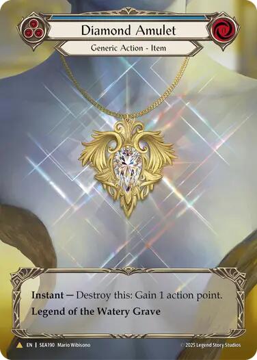 Diamond Amulet (Treasure) [SEA190] (High Seas)  Cold Foil