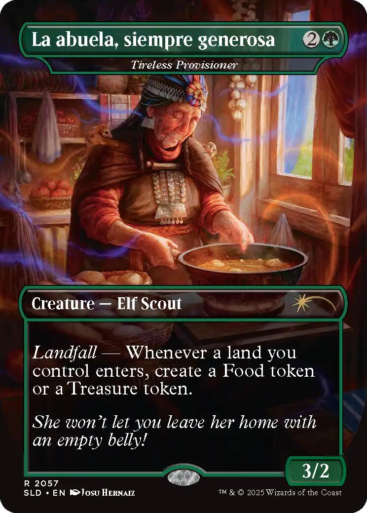 La abuela, siempre generosa - Tireless Provisioner [Secret Lair Drop Series]