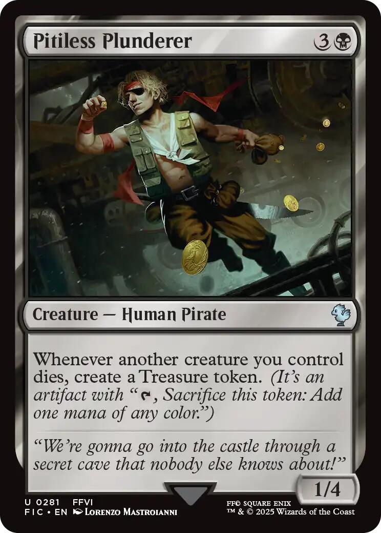 Pitiless Plunderer (Surge Foil) [FINAL FANTASY Commander]