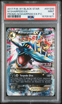 M Sharpedo Ex #XY200 2017 Pokemon Xy Black Star Promo PSA 9 Promo
