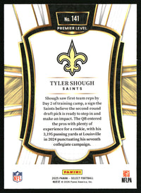 Tyler Shough #141 2025 Panini Select