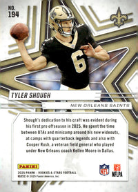 Tyler Shough #194 2025 Panini Rookies & Stars