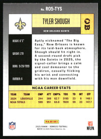 Tyler Shough #R05-TYS 2025 Donruss Retro 2005