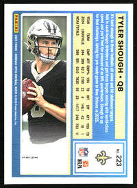 Tyler Shough #223 2025 Donruss Optic Purple Shock