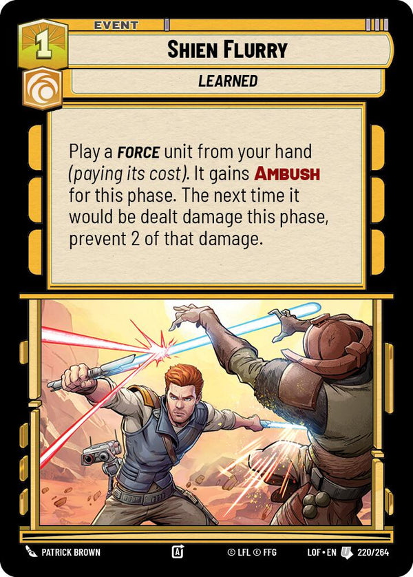 Shien Flurry (220/264) (220/264) [Legends of the Force]