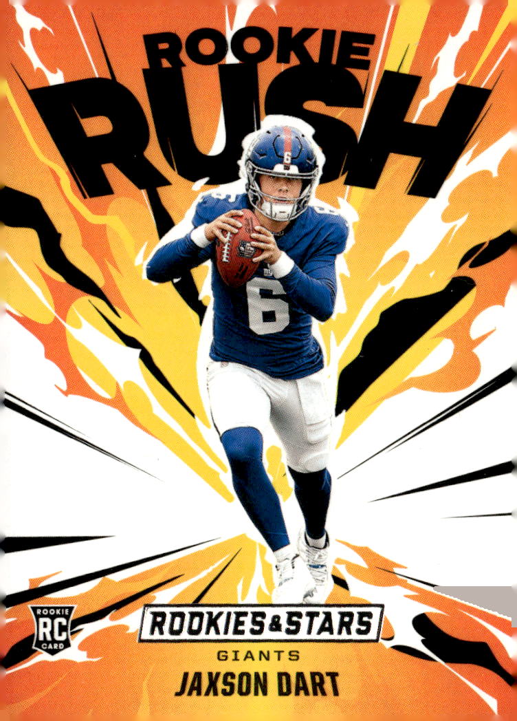 Jaxson Dart #6 2025 Panini Rookies & Stars Rookie Rush