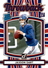 Jaxson Dart #41 2025 Donruss Rated Rookies Throwback