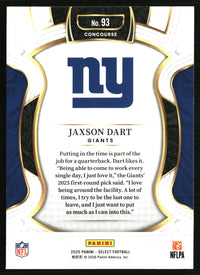 Jaxson Dart #93 2025 Panini Select