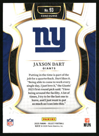 Jaxson Dart #93 2025 Panini Select