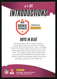 Boys In Blue #I-JDT 2025 Panini Absolute Introductions