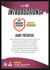 Giant Potential #I-CSO 2025 Panini Absolute Introductions