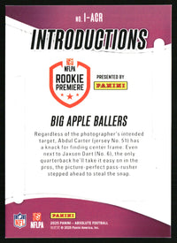 Big Apple Ballers #I-ACR 2025 Panini Absolute Introductions
