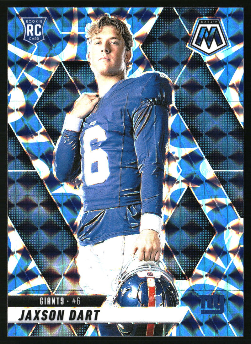 Jaxson Dart #288 2025 Panini Mosaic Mosaic Reactive Blue