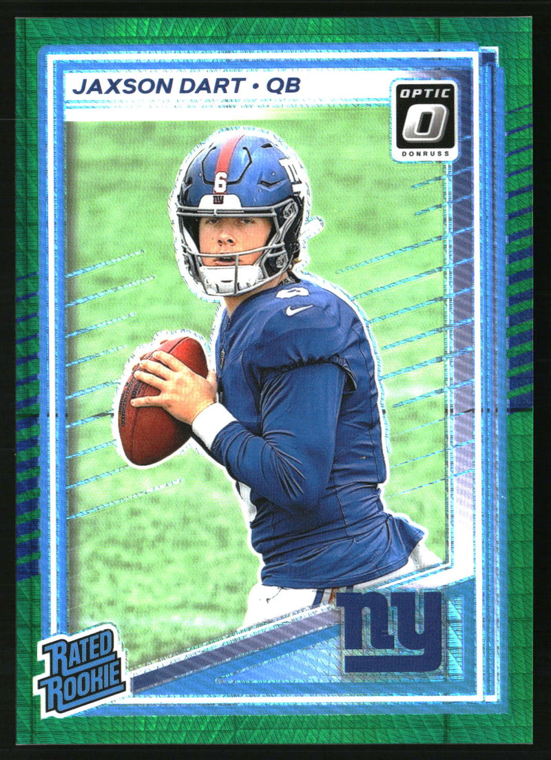Jaxson Dart #273 2025 Donruss Optic Green Hyper