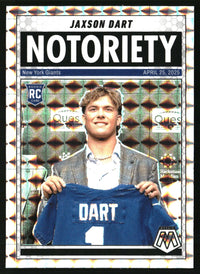 Jaxson Dart #11 2025 Panini Mosaic Notoriety Mosaic