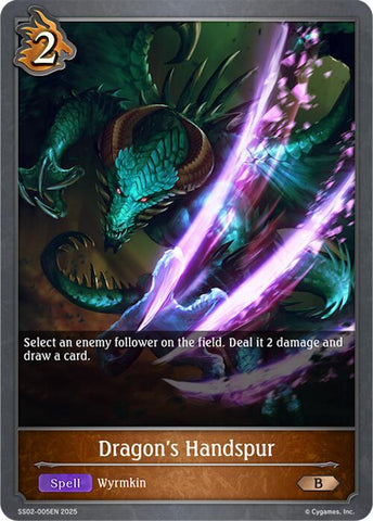 Dragon's Handspur (SS02-005EN) [Worlds Beyond (Dragoncraft)]