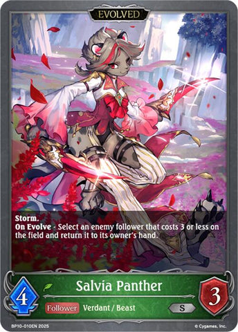 Salvia Panther (Evolved) (BP10-010EN) [Gods of the Arcana]