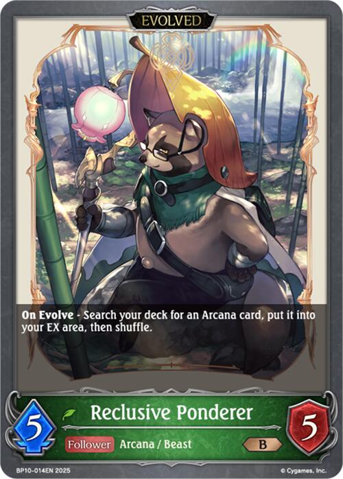 Reclusive Ponderer (Evolved) (BP10-014EN) [Gods of the Arcana]