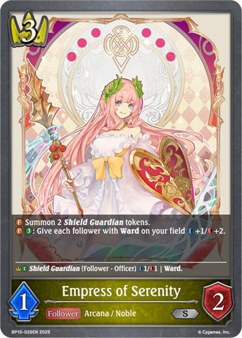 Empress of Serenity (BP10-029EN) [Gods of the Arcana]