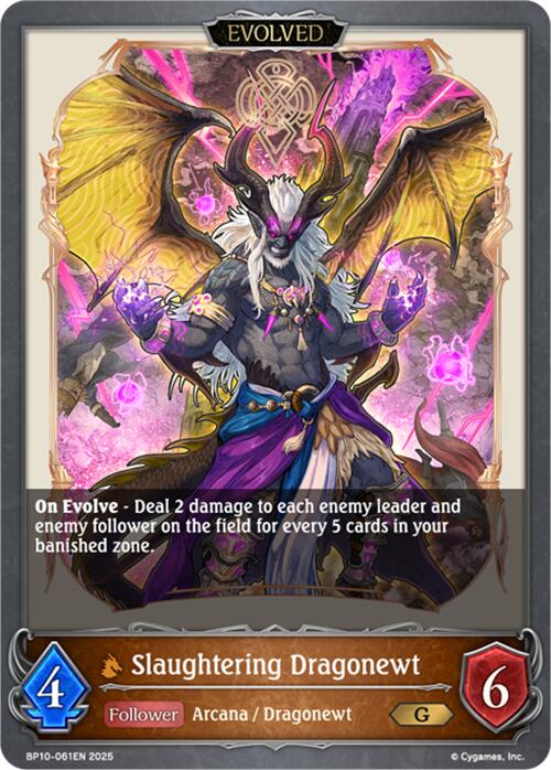 Slaughtering Dragonewt (Evolved) (BP10-061EN) [Gods of the Arcana]