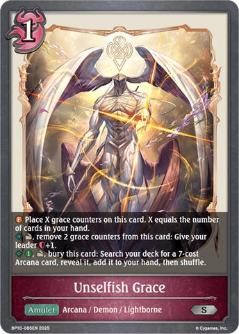 Unselfish Grace (BP10-085EN) [Gods of the Arcana]