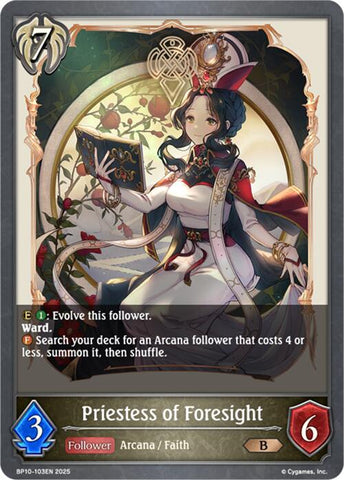 Priestess of Foresight (BP10-103EN) [Gods of the Arcana]