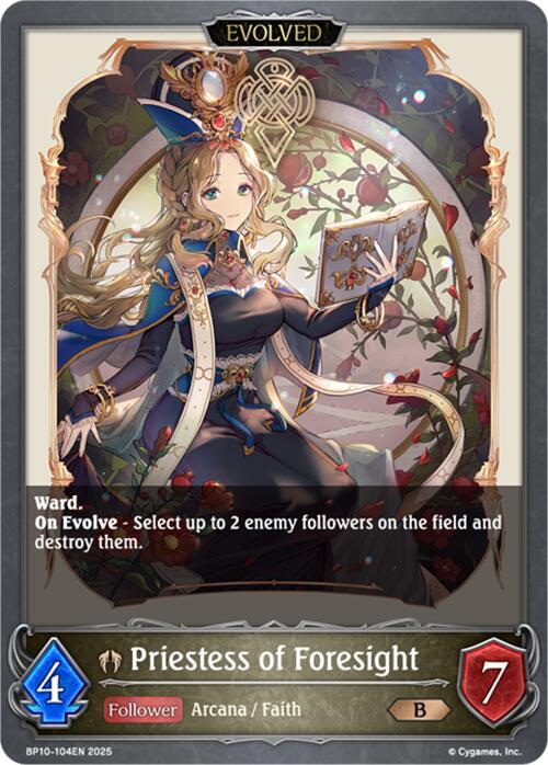 Priestess of Foresight (Evolved) (BP10-104EN) [Gods of the Arcana]