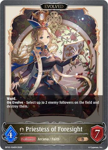 Priestess of Foresight (Evolved) (BP10-104EN) [Gods of the Arcana]