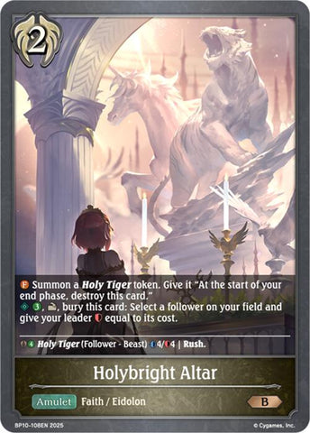 Holybright Altar (BP10-108EN) [Gods of the Arcana]