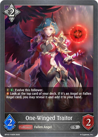 One-Winged Traitor (BP10-115EN) [Gods of the Arcana]