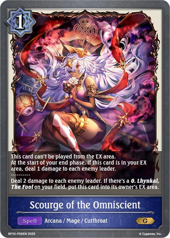 Scourge of the Omniscient - P09 (Foil) (BP10-P09EN) [Gods of the Arcana]