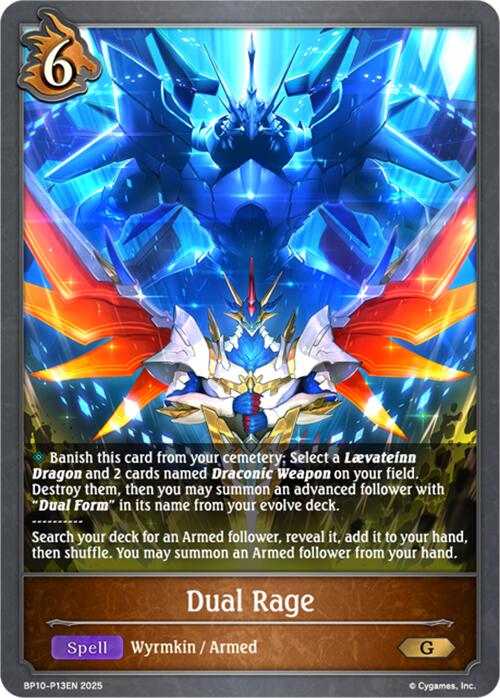 Dual Rage - P13 (Foil) (BP10-P13EN) [Gods of the Arcana]
