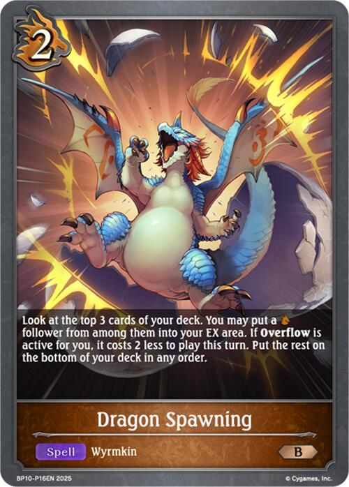 Dragon Spawning - P16 (Foil) (BP10-P16EN) [Gods of the Arcana]