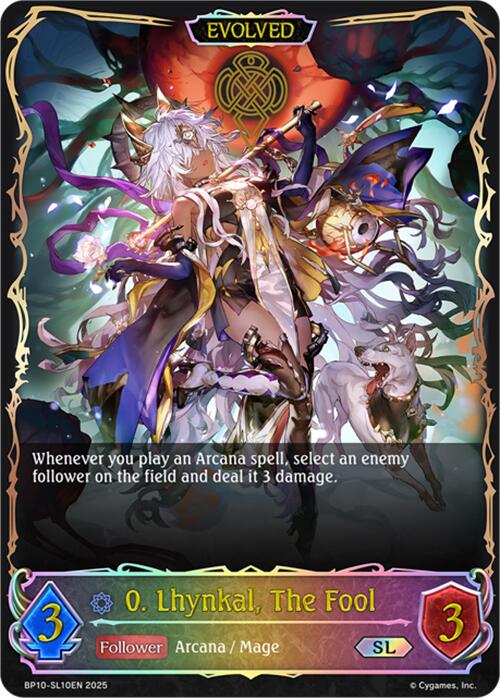 0. Lhynkal, The Fool (Evolved) (SL) (BP10-SL10EN) [Gods of the Arcana]