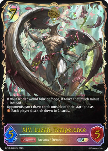 XIV. Luzen, Temperance (SL) (BP10-SL20EN) [Gods of the Arcana]