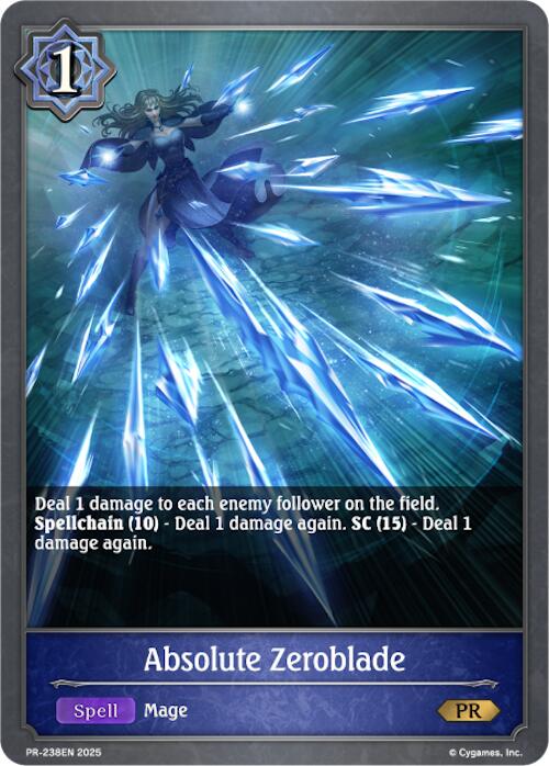 Absolute Zeroblade (PR-238EN) [Promotional Cards]