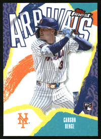 Carson Benge #A-30 2026 Finest Arrivals Refractor