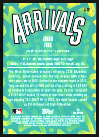 Jonah Tong #A-19 2026 Finest Arrivals