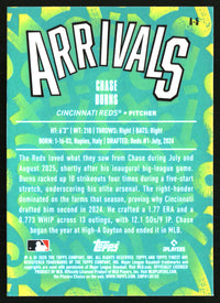 Chase Burns #A-5 2026 Finest Arrivals
