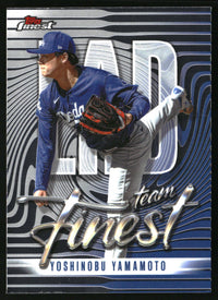Yoshinobu Yamamoto #TF-3 2026 Finest Topps Team Finest