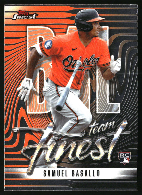 Samuel Basallo #TF-25 2026 Finest Topps Team Finest