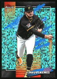 Paul Skenes #110 2026 Finest Aqua Mini-Diamond Refractors /199