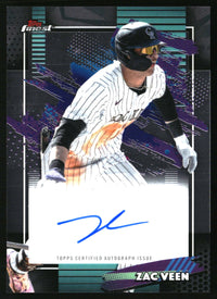 Zac Veen #FMA-ZV 2026 Finest Finest Mega Autographs