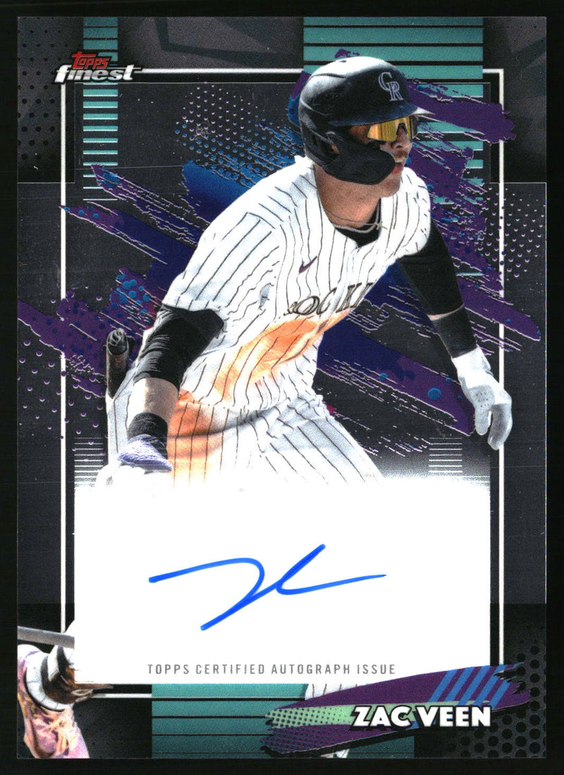 Zac Veen #FMA-ZV 2026 Finest Finest Mega Autographs