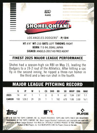 Shohei Ohtani #250 2026 Finest Mini-Diamond Refractors