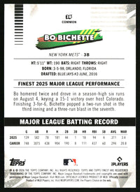 Bo Bichette #36 2026 Finest Pink Mini-Diamond Refractors /250