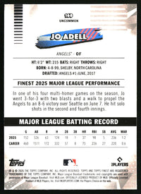 Jo Adell #168 2026 Finest Mini-Diamond Refractors